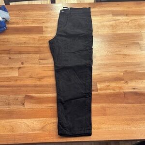 LOFT women's Dark slim straight pants - velour